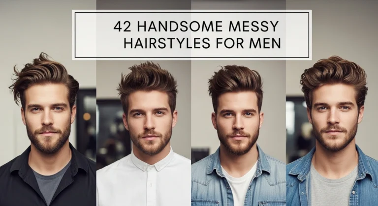 42 Handsome Messy Hairstyles for Men