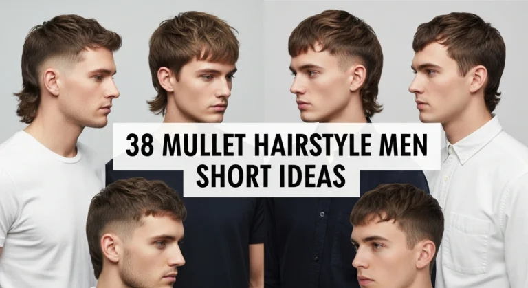 38 Mullet Hairstyle Men Short Ideas