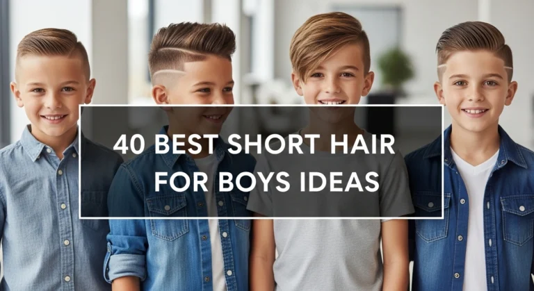 40 Best Short Hair for Boys Ideas
