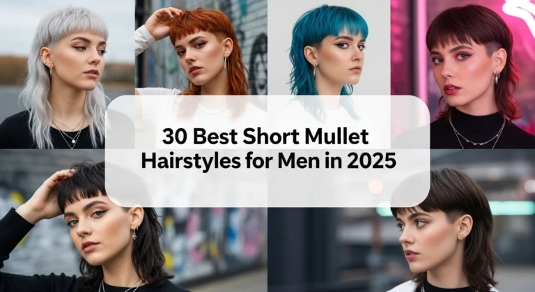 30 Best Short Mullet Hairstyles for Men in 2025