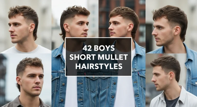 42 Boys Short Mullet Hairstyles